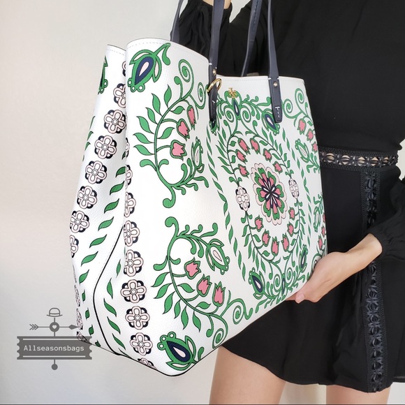 NWT Tory Burch kerrington Square Large Garden tote - Picture 5 of 8